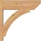 Ekena Millwork Thorton Slat Smooth Outlooker, Western Red Cedar, 7 1/2"W x 24"D x 24"H OUT08X24X24THR06SWR - alternate 2
